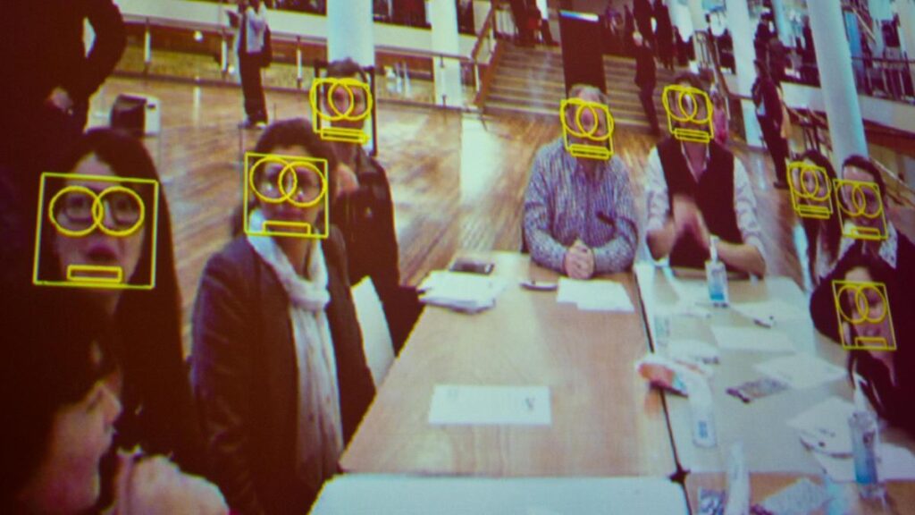 "Web We Want Festival" facial recognition software demonstration