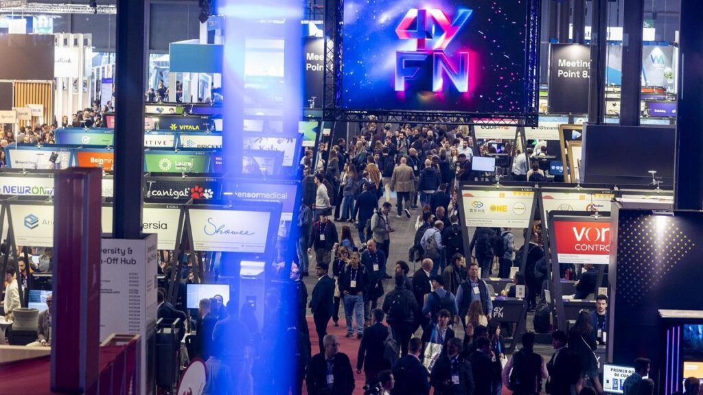Varias de las empresas expositoras en el 4YFN 2024