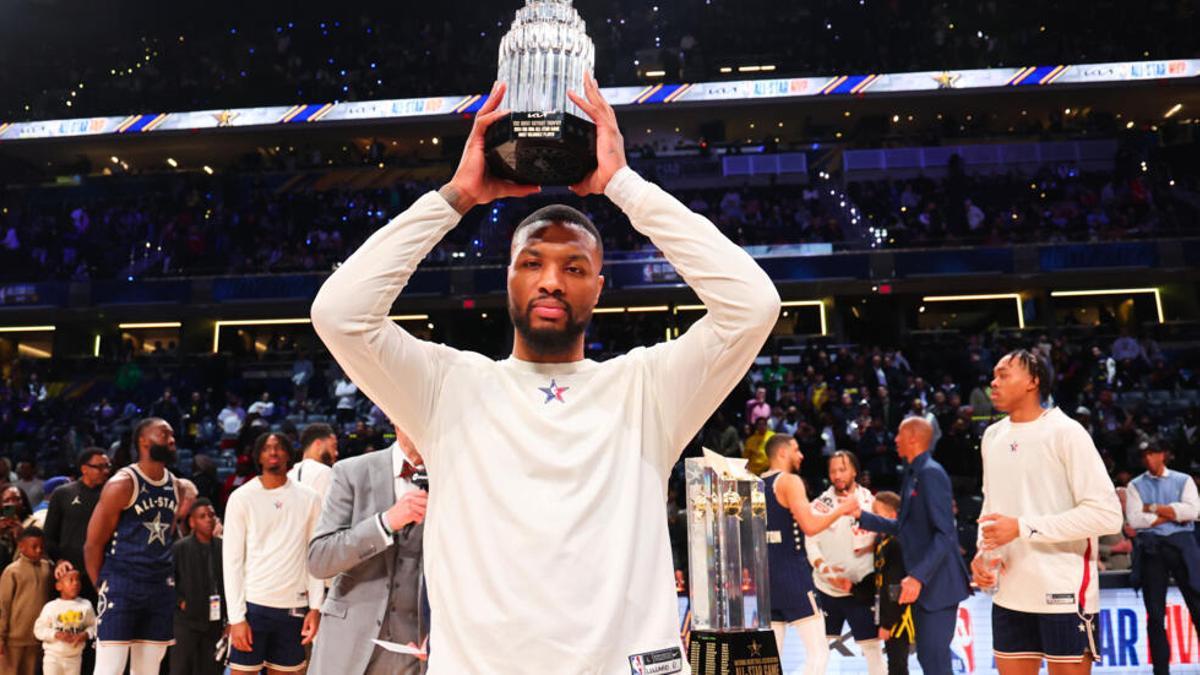 Damian Lillard, MVP del partido.