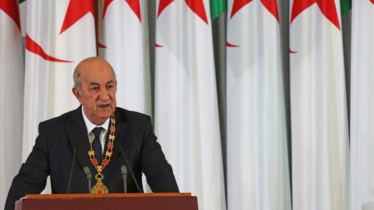 El presidente de Argelia, Abdelmayid Tebune.