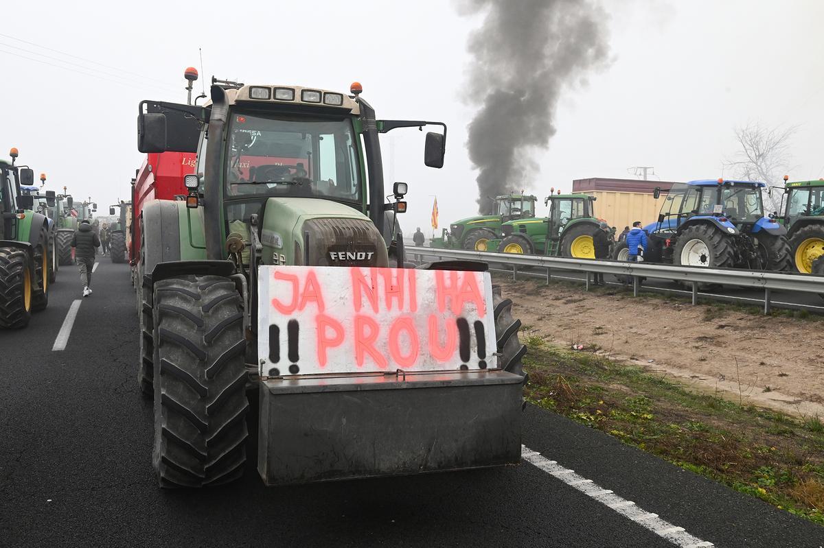Los agricultores llevarán sus tractoradas a Barcelona este miércoles