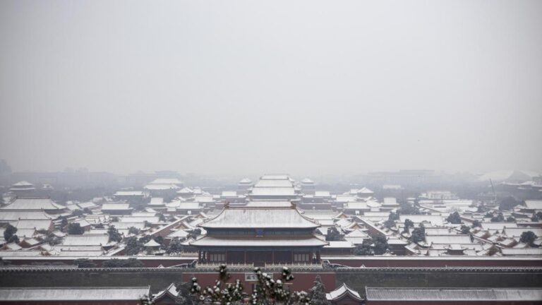 Una ola de frío en China causará bajadas de temperaturas de hasta 18 grados en algunas áreas