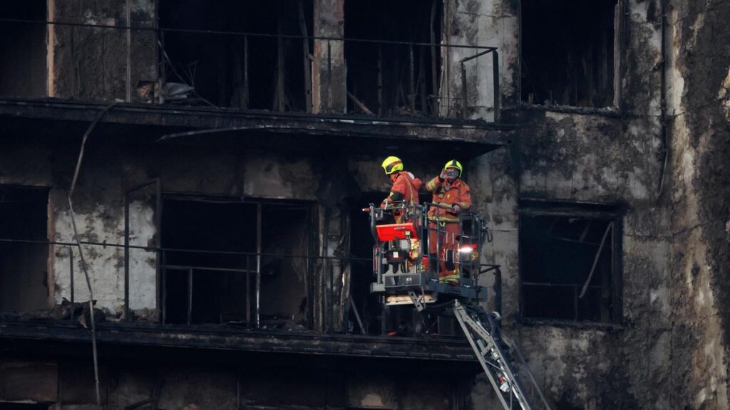 Devastador incendio en un edificio de Valencia: el día después