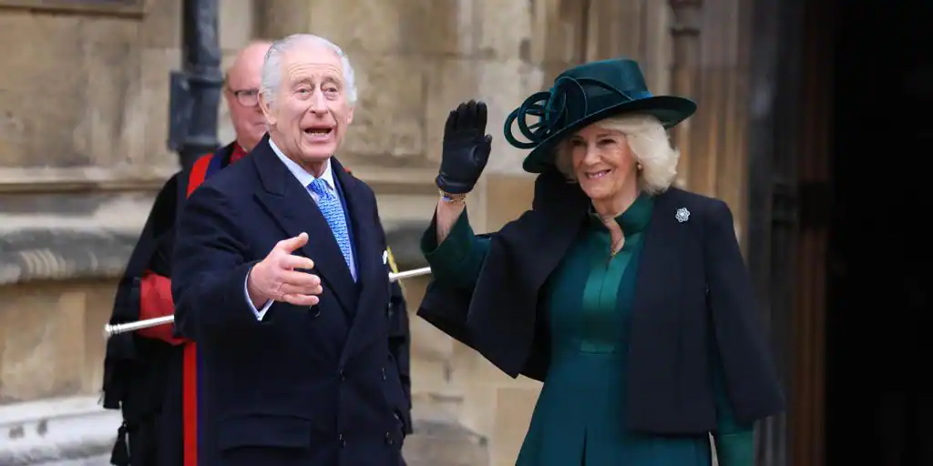 Carlos III reaparece en público en el servicio de Pascua en Windsor