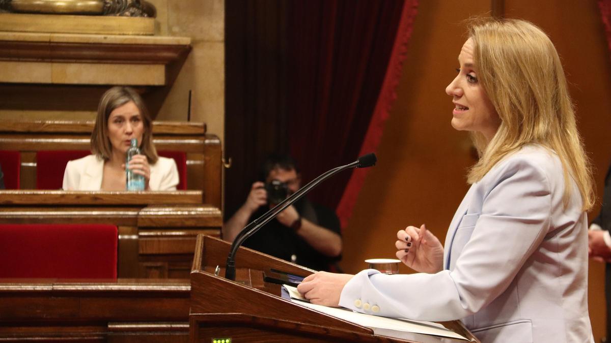 Natàlia Mas en el Parlament