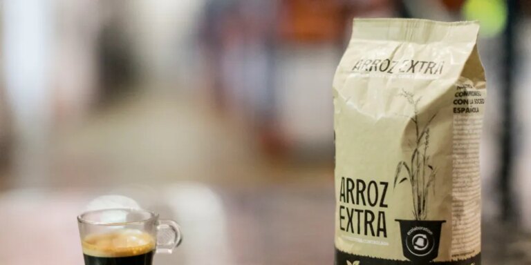 Arroz solidario gracias al reciclaje de cápsulas de café