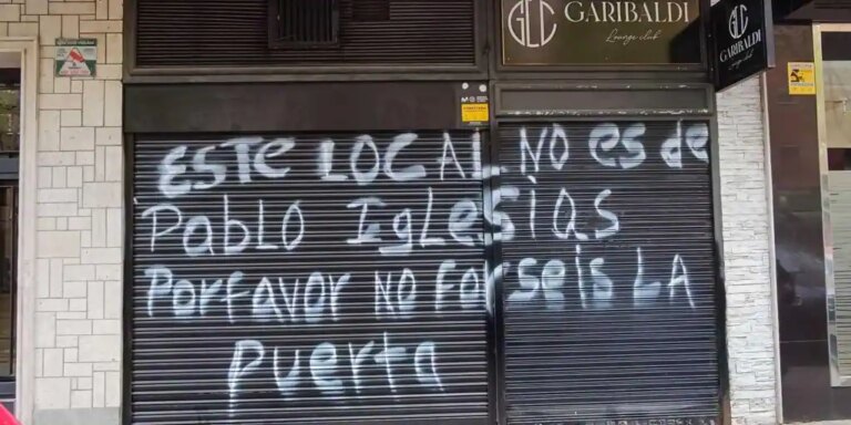 La maldición del otro bar Garibaldi: «No es de Pablo Iglesias, no forcéis el cierre»