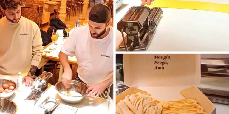Este restaurante italiano revela los secretos de la pasta fresca en su taller y te deja llevártela a casa