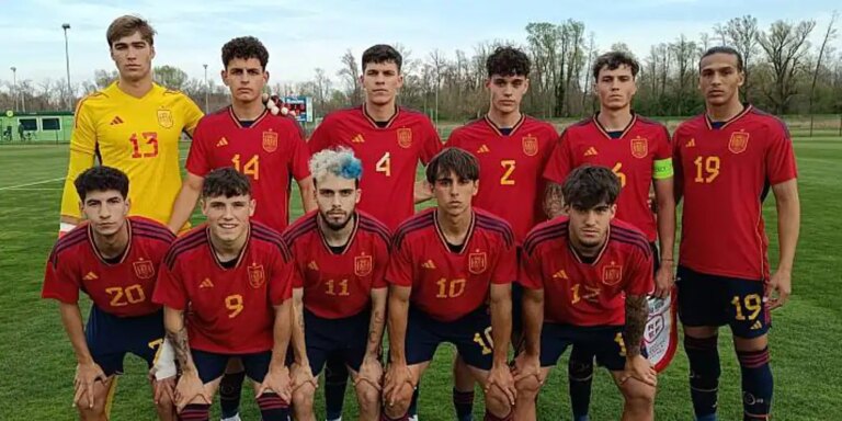 Yanis y Assane participan en el triunfo de España sub 19 ante Kosovo