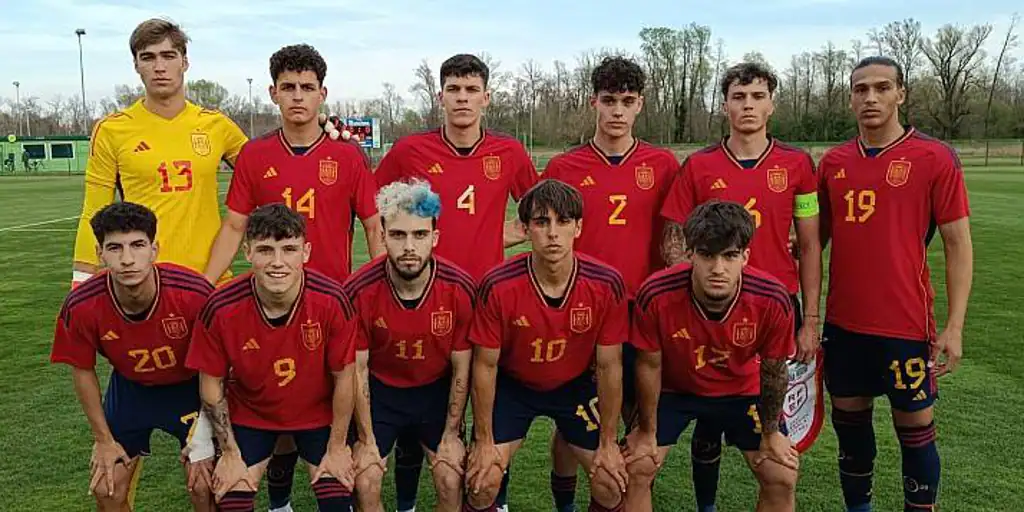 Yanis y Assane participan en el triunfo de España sub 19 ante Kosovo