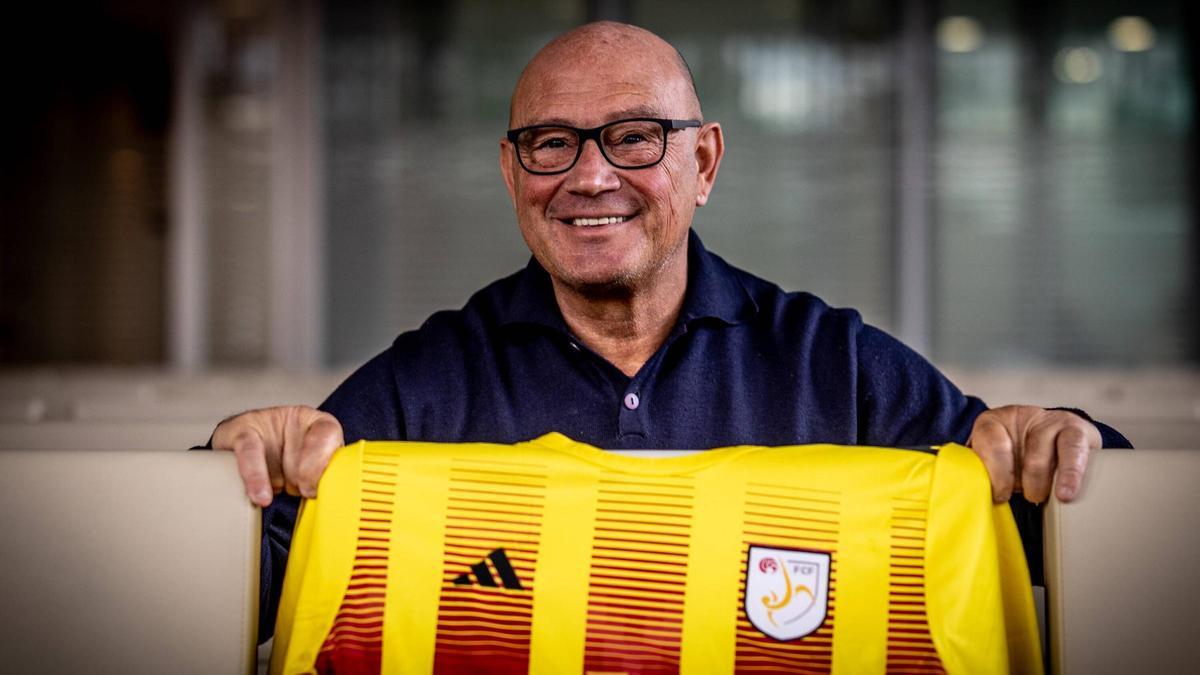Xavi Llorens,seleccionador catalan durante la entrevista con EL PERIÓDICO