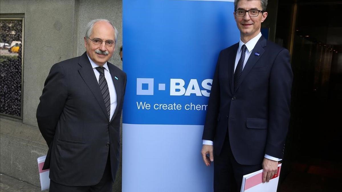 Erwin Rauhe y Carles Navarro, nuevo director general de Basf en España