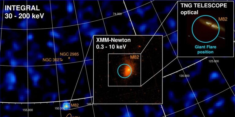 Observan, por primera vez, un 'magnetar' fuera de nuestra galaxia