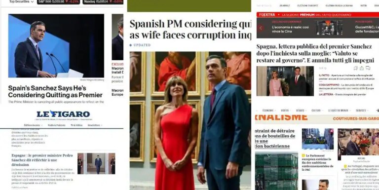 así recogen los medios internacionales el mensaje de Sánchez