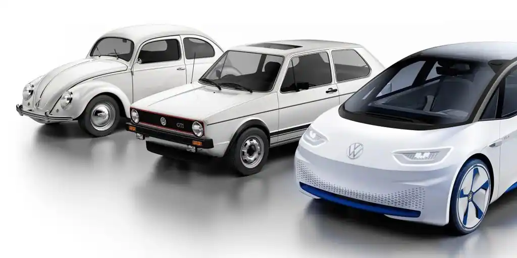 Del redondo Beetle al anguloso Golf, 50 años de historia del motor