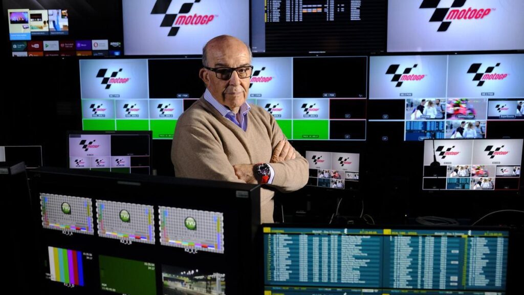 Carmelo Ezpeleta, CEO de Dorna Sports.