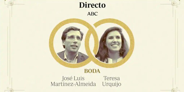 invitados, vestidos y última hora del enlace del alcalde de Madrid hoy