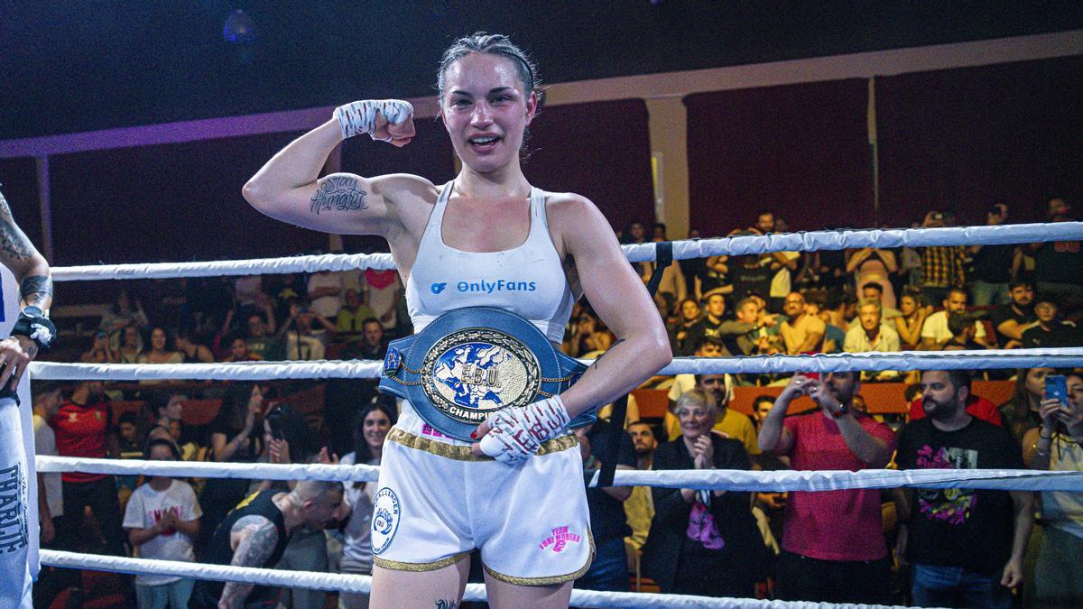 La boxeadora Tania Álvarez se proclama campeona de Europa.