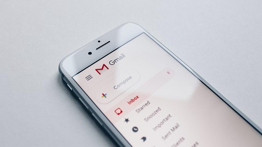 Cuenta de Gmail, el servicio de correo electrónico de Google.