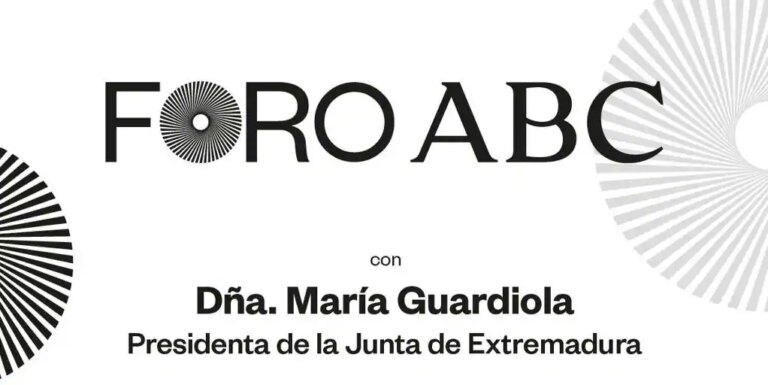 María Guardiola, presidenta de la Junta de Extremadura, protagonista del Foro ABC