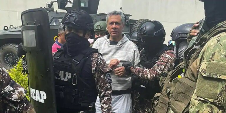 La defensa de Jorge Glas denuncia que el ex vicepresidente ecuatoriano lleva incomunicado más de 48 horas