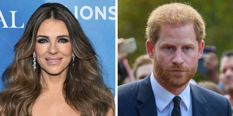 Elizabeth Hurley se pronuncia sobre el rumor de que el Príncipe Harry perdió la virginidad con ella