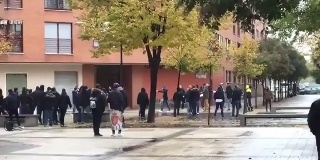 Una reyerta ultra entre grupos radicales del Zaragoza deja siete detenidos y un herido en Leganés