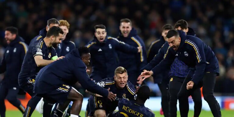 Manchester City 1 - Real Madrid 1: Lunin y Rudiger entran en la historia del Madrid