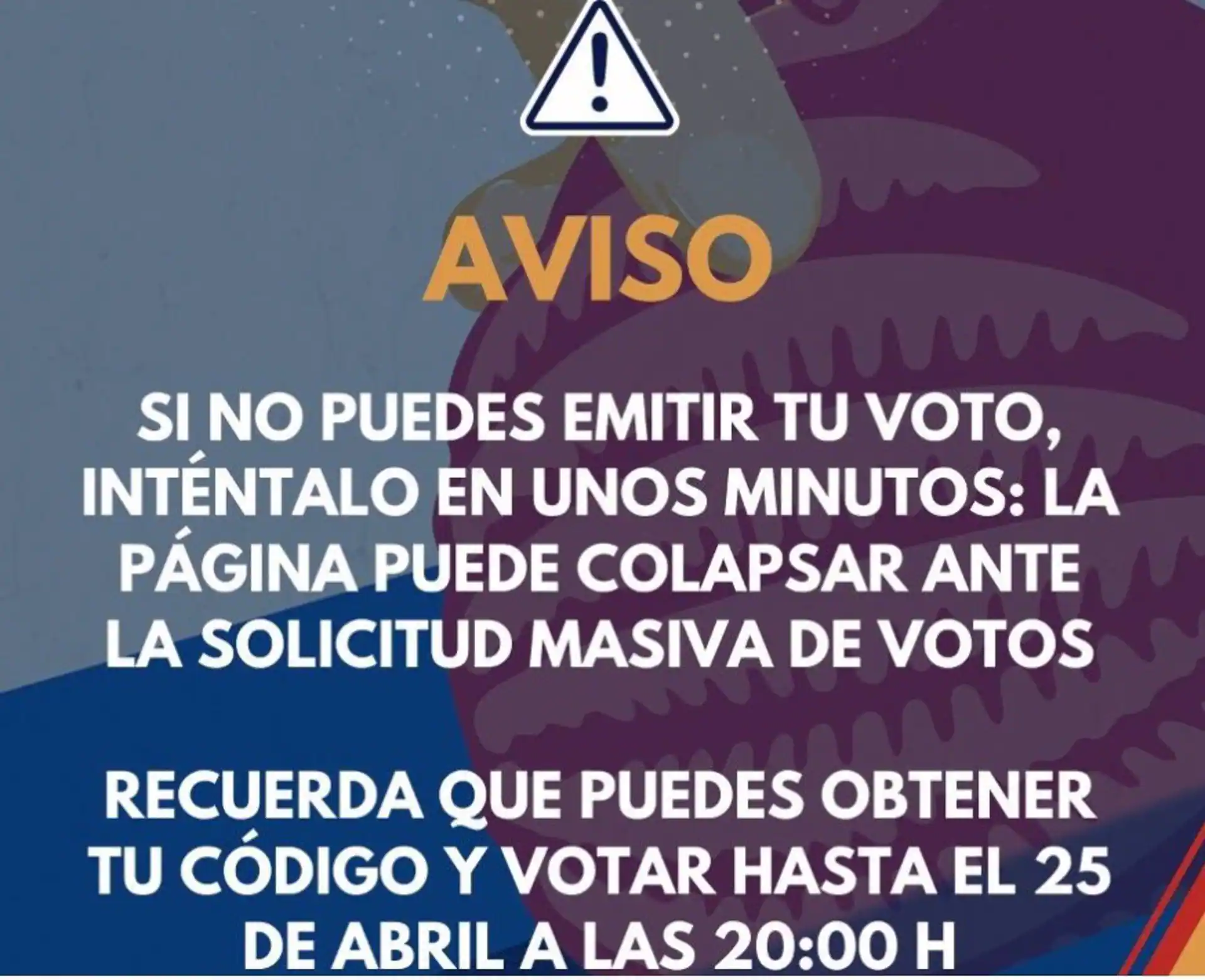 La web de la consulta sobre el modelo de la Feria de Abril de Sevilla se colapsa «ante la solicitud masiva de votos»