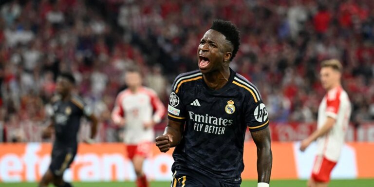 Bayern 2 - Real Madrid 2: Vinicius salva la noche en el Allianz en el empate entre Bayern y Madrid
