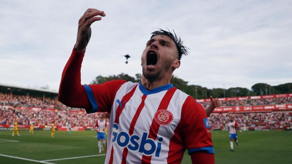 Portu celebra su segundo gol