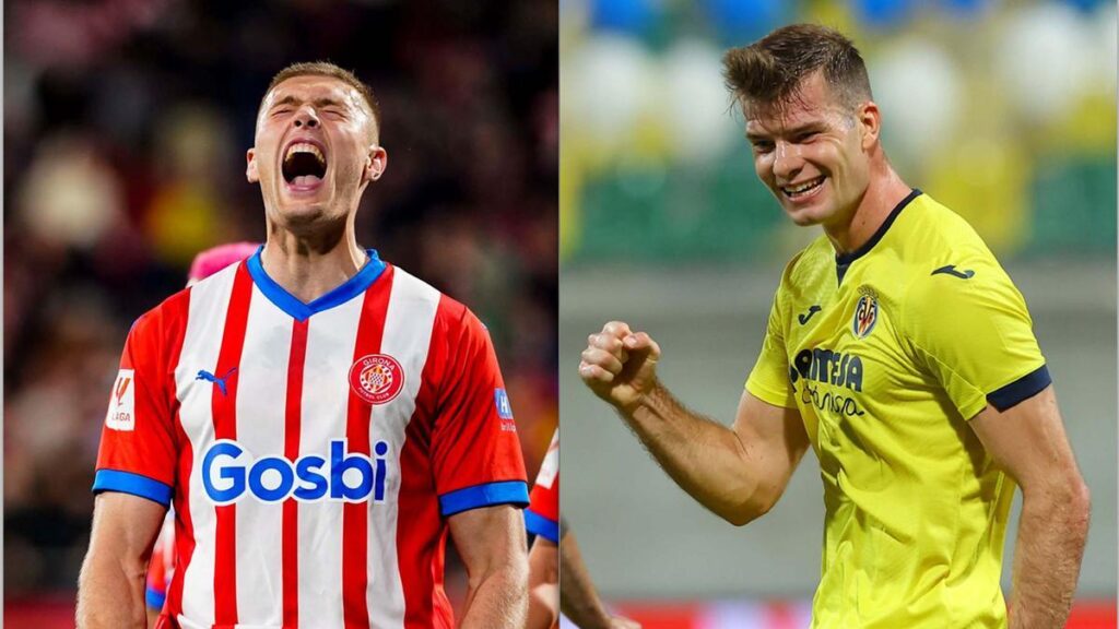 Dovbyk (delantero del Girona) y Sorloth (delantero del Villarreal) que son los máximos realizadores de la Liga