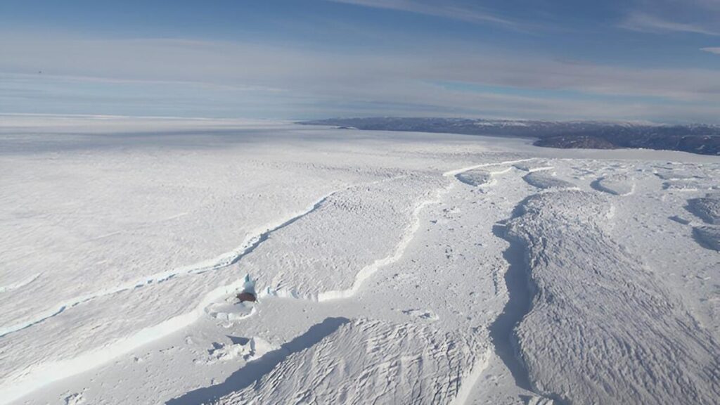El glaciar Zachariæ Isstrøm, de Groenlandia, en 2016