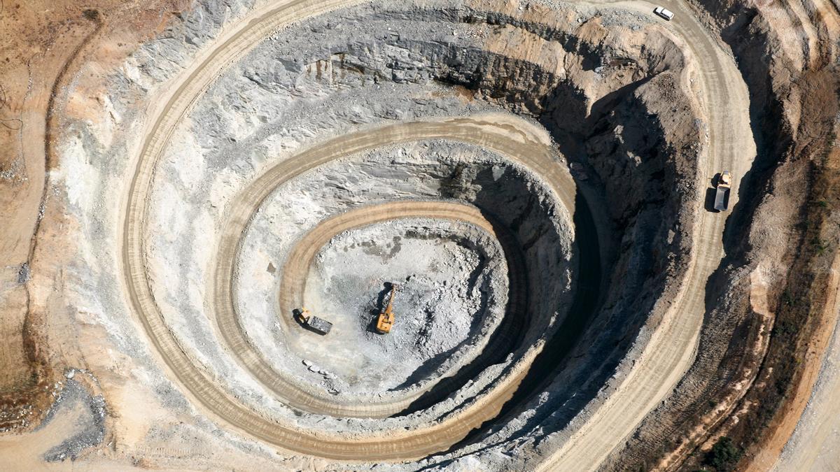 Mina a cielo abierto en Salamanca