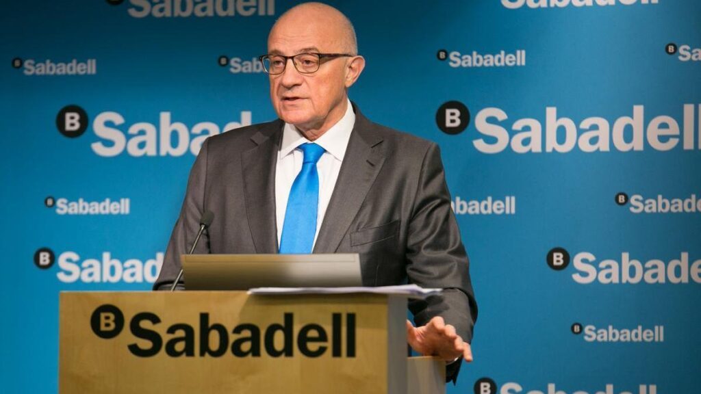 El presidente de Banco Sabadell, Josep Oliu.