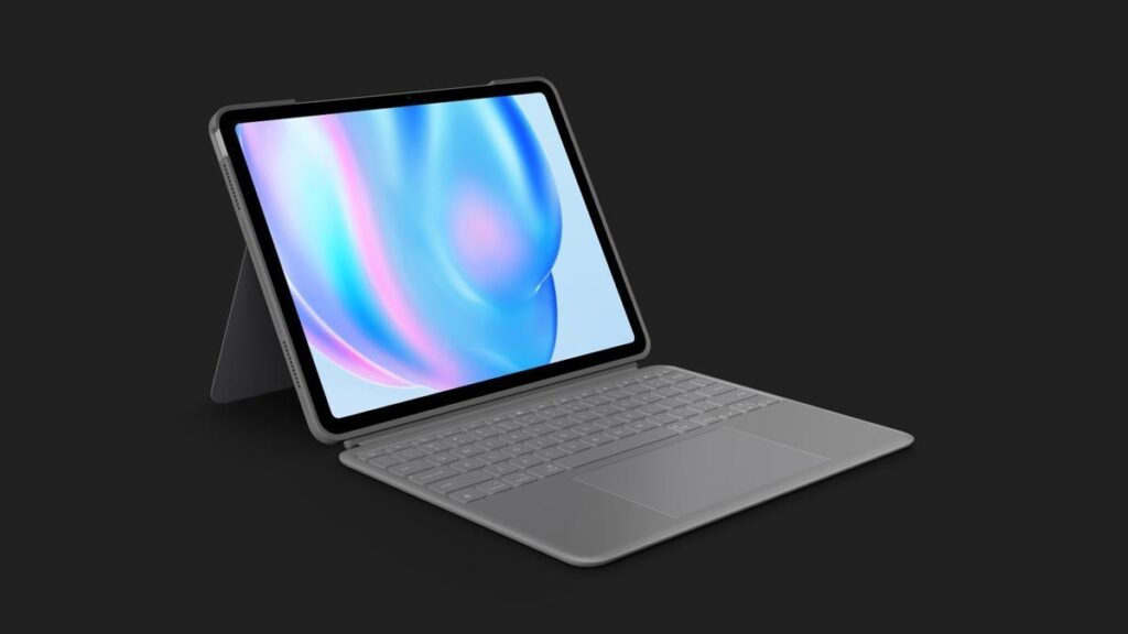 Teclado y funda para iPad.