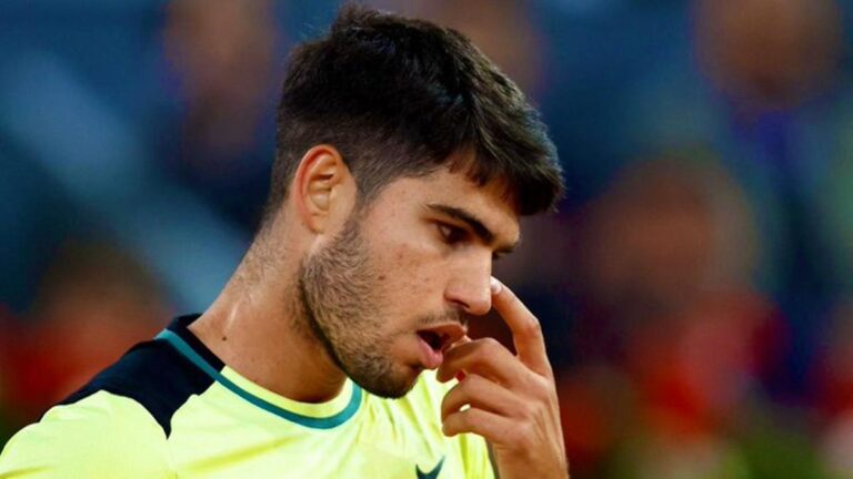 Alcaraz, en el Masters 1.000 de Madrid.