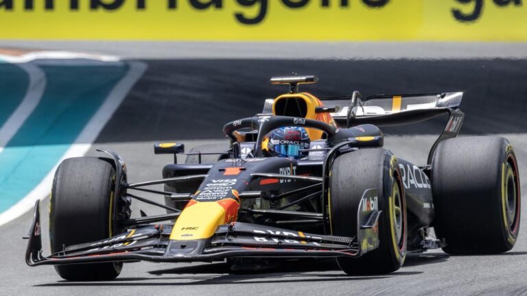 Verstappen en el GP de Miami.