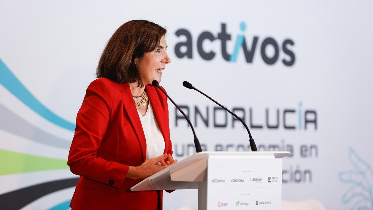 La consejera de de Empleo, Empresa y Trabajo Aútonomo, Rocío Blanco.