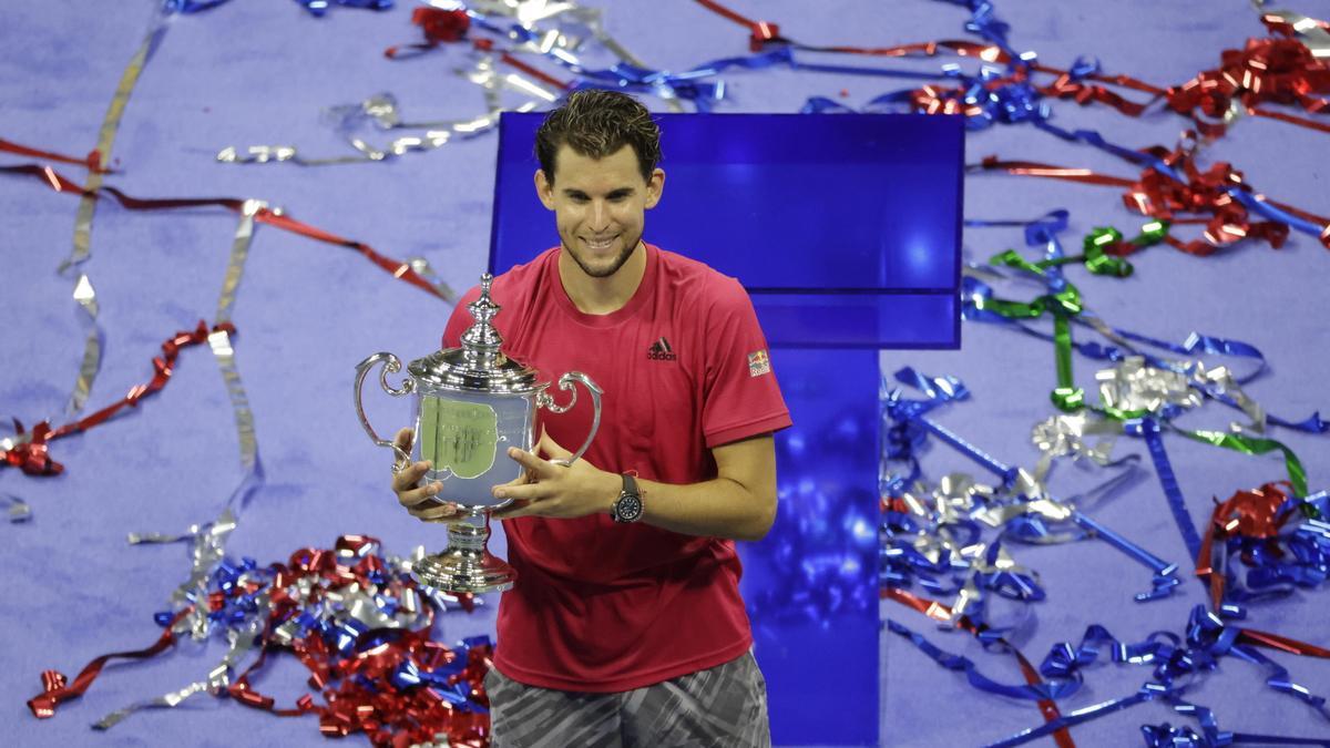 El tenista austríaco Dominic Thiem.