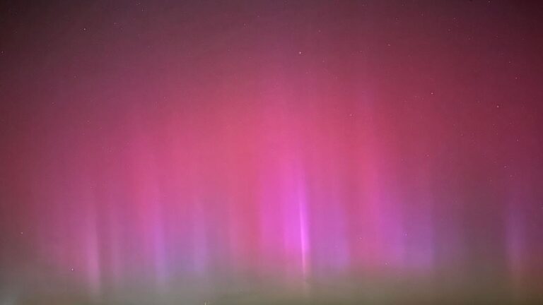Aurora observada en la Comunidad Valenciana esta noche