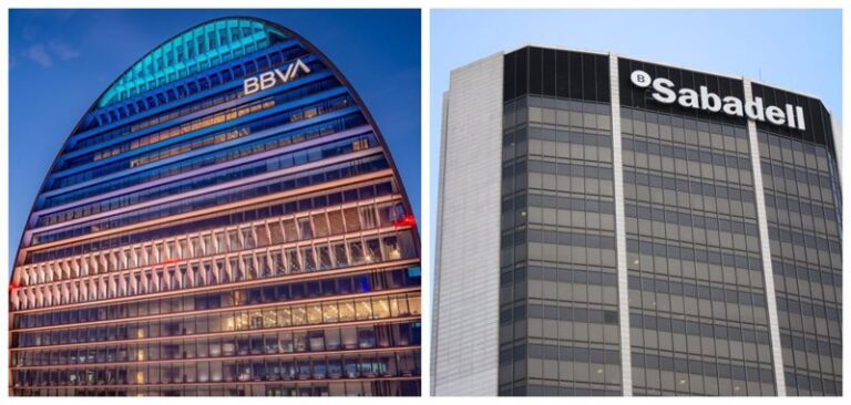 BBVA sube después del rechazo de Sabadell, que registra caídas