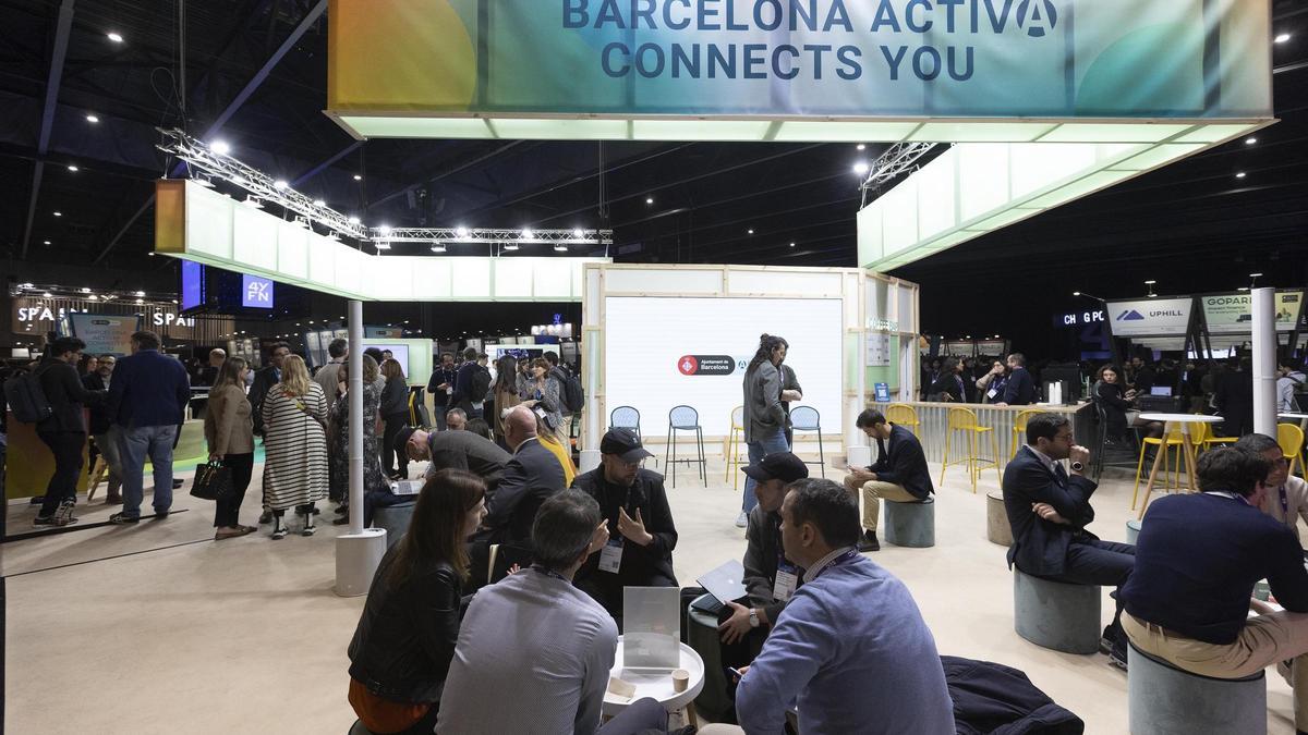 El espacio que Barcelona Activa montó en la última edición del 4YFN