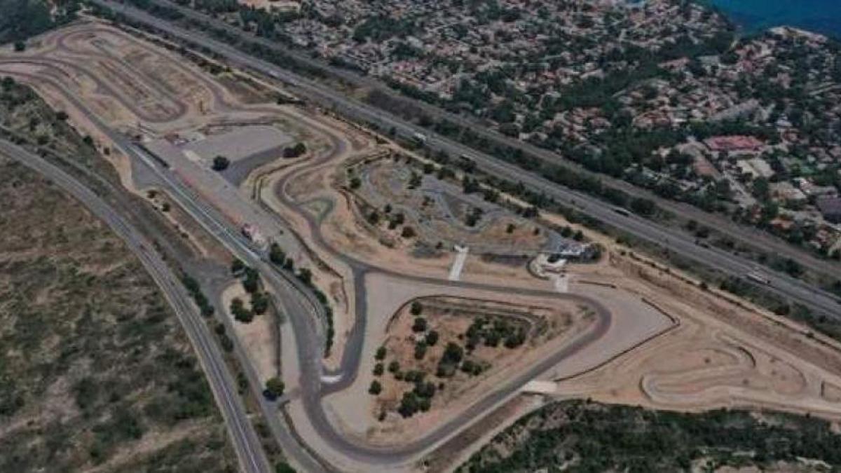 Vista aérea del Circuit de Calafat.