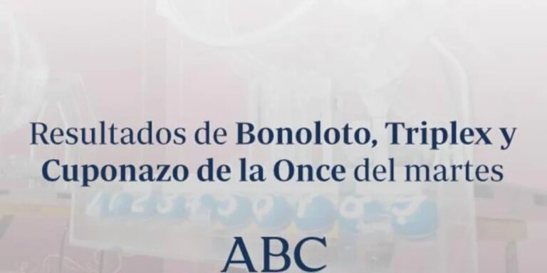 Euromillones, Bonoloto, Triplex y Cuponazo de la Once