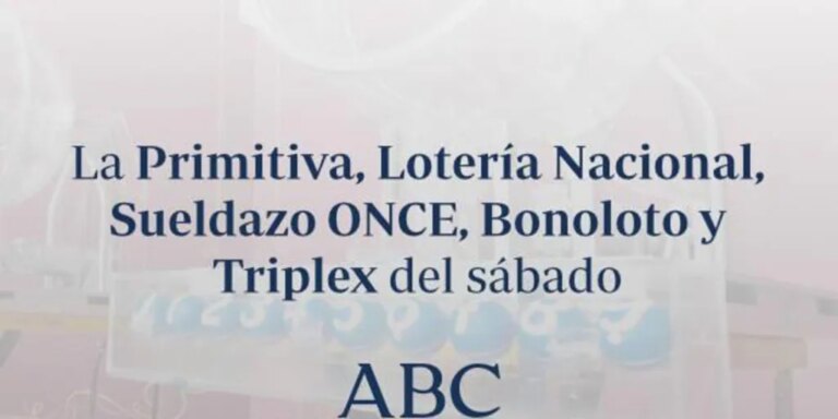 Euromillones, Cuponazo ONCE, Bonoloto, Triplex y Eurojackpot
