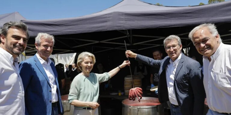 Ursula Von der Leyen, de la moqueta europea al rural gallego