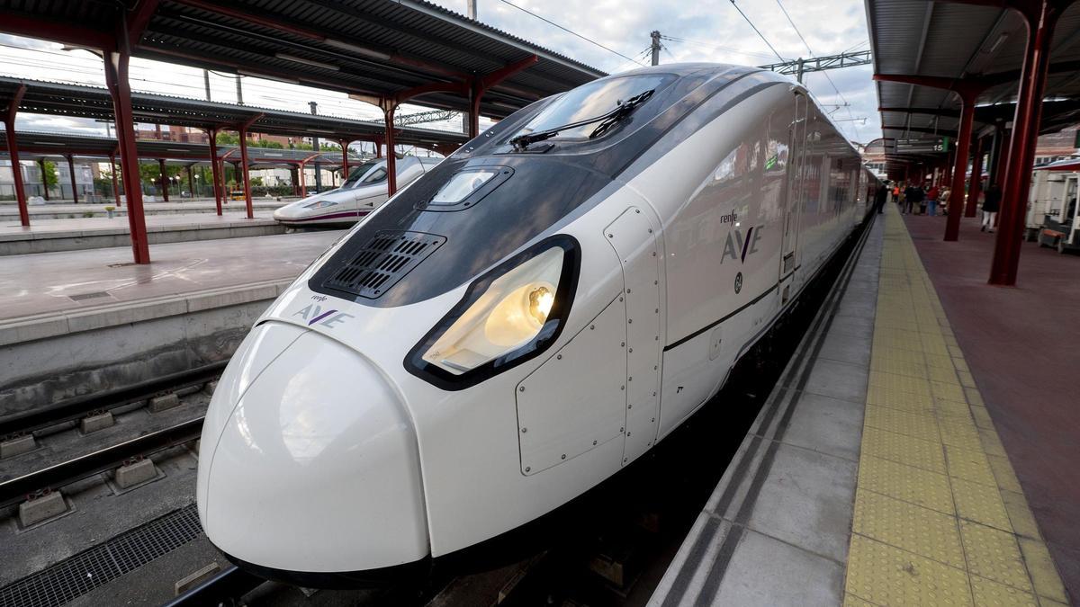 Imagen de un tren de alta velocidad.