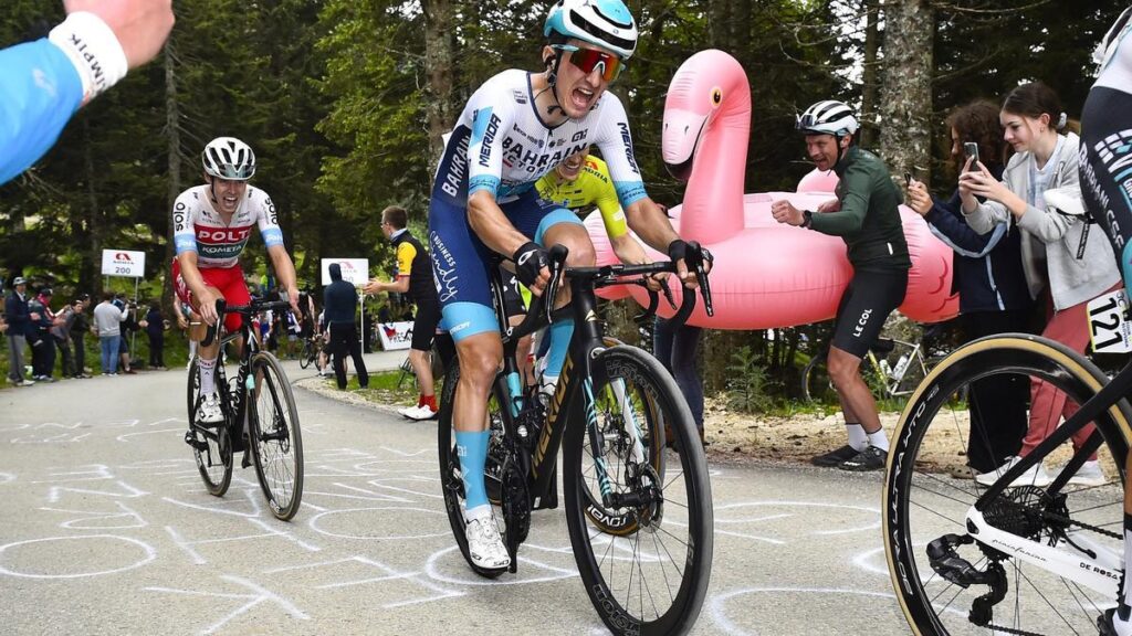 Pello Bilbao, durante el Tour de Eslovenia que acabó en segunda posición y fue su última carrera antes de la ronda francesa.