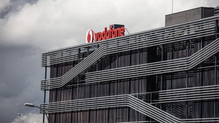 Sede de Vodafone en Madrid el día en el que la compañía de telefonía ha anunciado un ERE para 515 empleados, a 15 de septiembre de 2021, en Madrid (España).